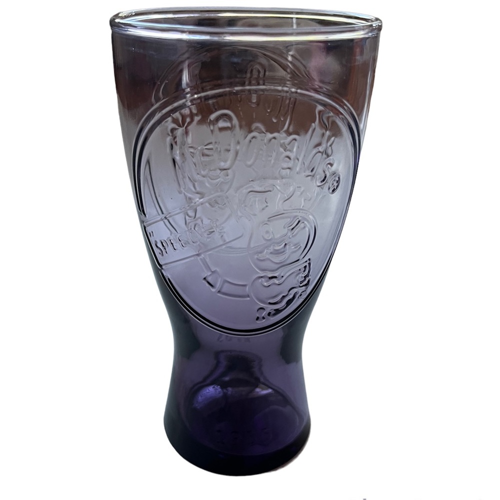 McDonald’s Speedee Purple Drinking Glass 1955